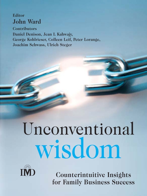 Title details for Unconventional Wisdom by John Ward - Available